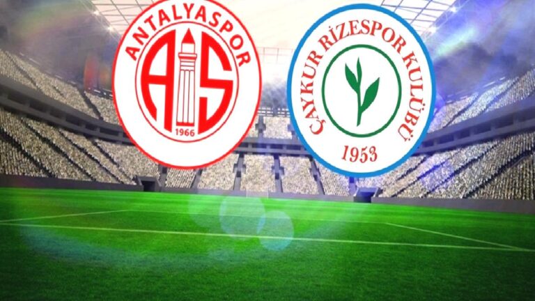 Hesap.com Antalyaspor-Çaykur Rizespor maçı CANLI İZLE