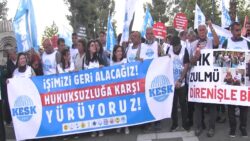 KESK, Şanlıurfa’dan Ankara’ya KHK’lılarla yürüyüş başlattı