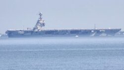 ABD’nin gönderdiği Gerald R. Ford uçak gemisi Karayiplere ulaştı