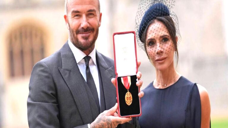 David Beckham’a şövalye ünvanı verildi