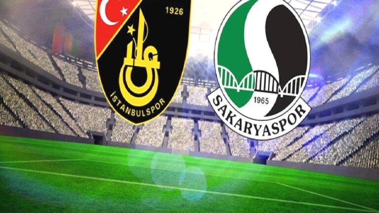 İstanbulspor – Sakaryaspor maçı detayları ve yayın bilgisi!