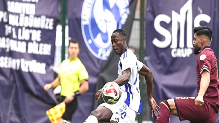 Sarıyer evinde Bandırmaspor’u tek golle geçti!