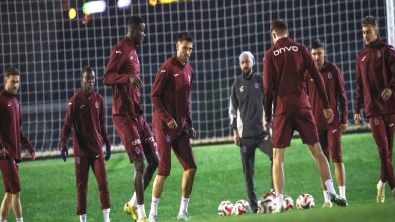 Trabzonspor Alanyaspor maçına eksik kadroyla hazırlanıyor!