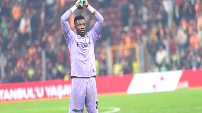 Trabzonspor’da Andre Onana: Bir puan bizim için iyi diyebilirim