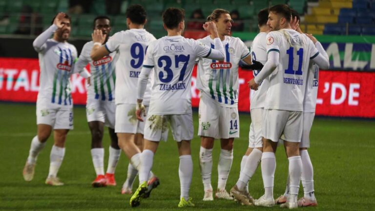 Çaykur Rizespor, Gaziantep FK’yi 5 golle geçti: Halil Dervişoğlu yıldızlaştı