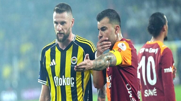 Derbi sonu özlenen görüntüler!