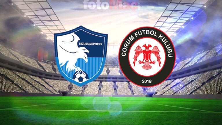 Erzurumspor-Çorumspor maçı CANLI izle! Erzurumspor-Çorum FK maçı saat kaçta, hangi kanalda?