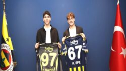 Fenerbahçe’de Kamil Efe Üregen ve Kuzey Sapaz ile profesyonel sözleşme imzalandı