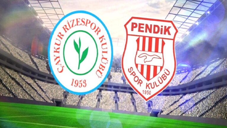 Rizespor-Pendikspor MAÇI CANLI İZLE | Ne zaman ve hangi kanalda?
