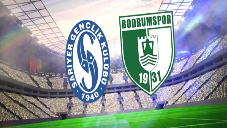 SMS Grup Sarıyerspor-Sipay Bodrum FK maçı CANLI: Saat kaçta, hangi kanalda?