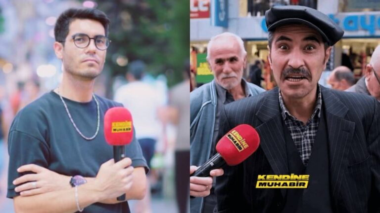 Sokak röportajı yapan muhabirle, şiir okuyan kişiye ‘Cumhurbaşkanına hakaret’ten gözaltı: ‘Kendine Muhabir’e yurt dışına çıkış yasağı verildi