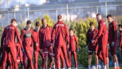 Trabzonspor’da Galatasaray maçı hazırlıkları sürdü