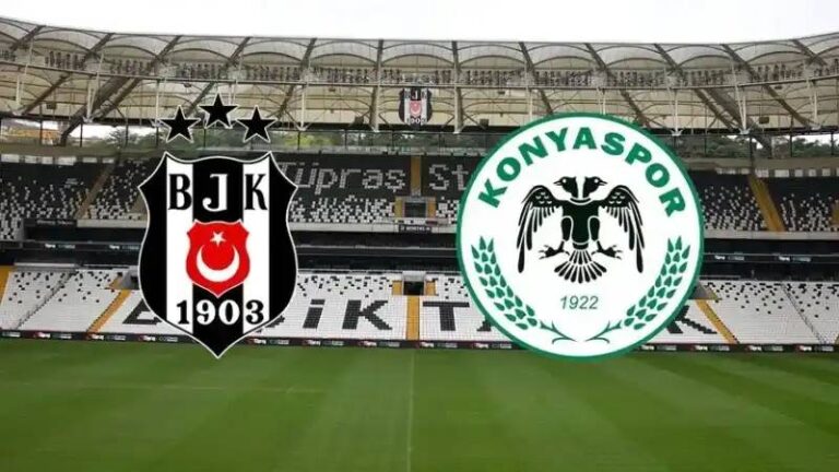 Beşiktaş’ın rakibi Konyaspor; işte muhtemel 11’ler