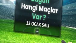 Bugünkü maçlar listesi | 14 Ocak Çarşamba bugün hangi maçlar var? Hangi kanalda?