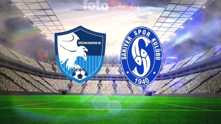 Erzurumspor – Sarıyer maçı ne zaman, saat kaçta ve hangi kanalda? | TFF 1. Lig