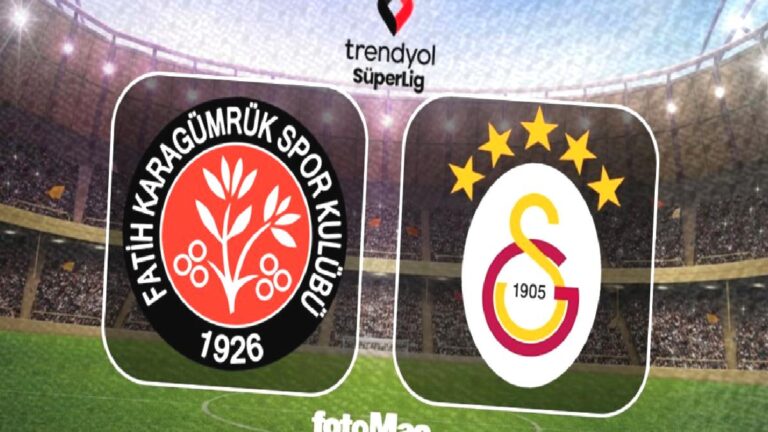 Karagümrük Galatasaray maçı ne zaman, saat kaçta ve hangi kanalda?