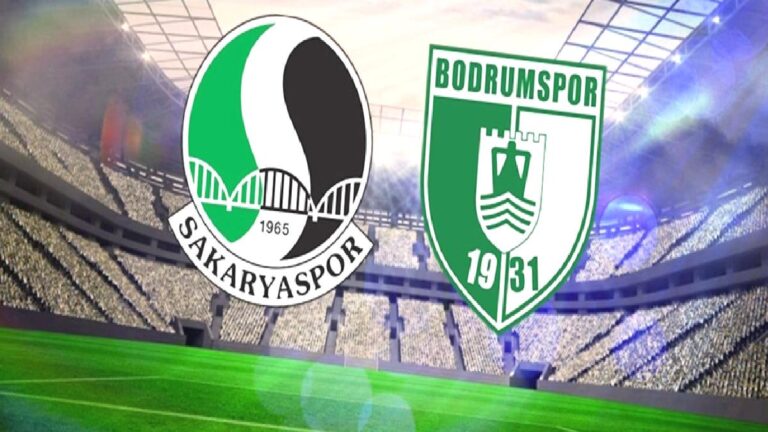 Sakaryaspor-Bodrum FK MAÇI CANLI İZLE | Ne zaman, saat kaçta, hangi kanalda?