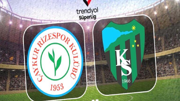 Çaykur Rizespor-Kocaelispor maçı: Ne zaman, saat kaçta, hangi kanalda?