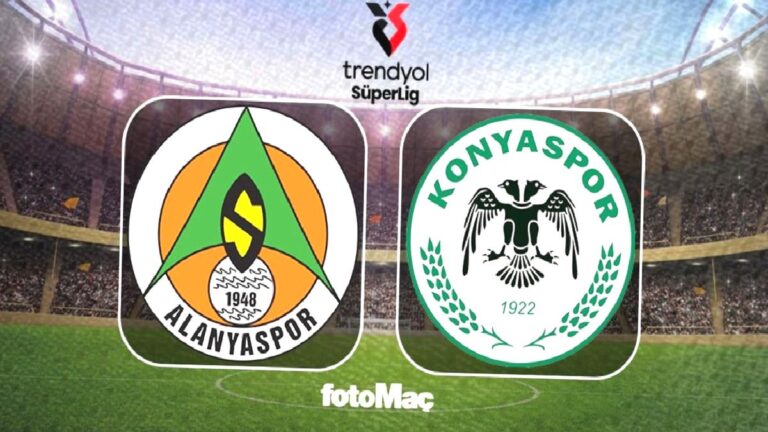Corendon Alanyaspor-Tümosan Konyaspor maçı saat kaçta? Hangi kanalda?