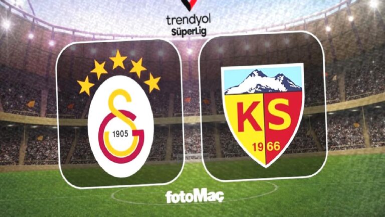 Galatasaray-Kayserispor MAÇI CANLI İZLE | GS maçı şifresiz nasıl izlenir?