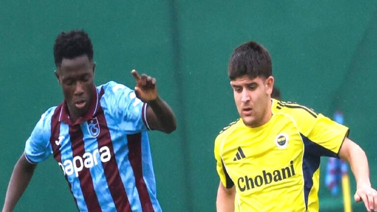 Gençlerin derbisinde kazanan Trabzonspor: İşte maçın özeti