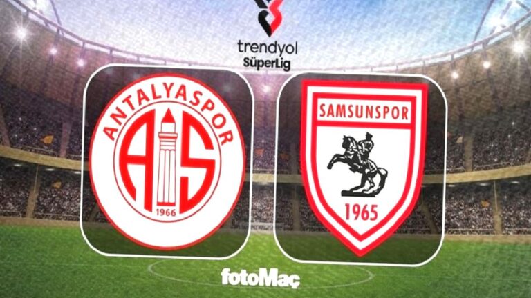 Hesap.com Antalyaspor-Samsunspor maçı CANLI | Trendyol Süper Lig