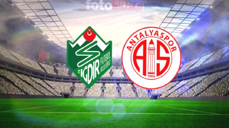 Iğdır FK-Antalyaspor maçı CANLI | Saat kaçta, hangi kanalda? Türkiye Kupası