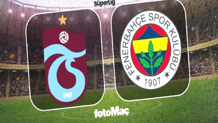 Trabzonspor-Fenerbahçe maçı ne zaman, saat kaçta ve hangi kanalda?