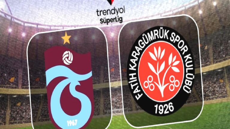 Trabzonspor-Mısırlı.com.tr Fatih Karagümrük maçı CANLI | Saat kaçta, hangi kanalda?
