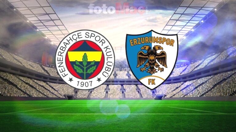 Türkiye Kupası canlı izle | Fenerbahçe-Erzurum FK maçı saat kaçta, hangi kanalda?