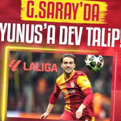 Galatasaray’da Yunus Akgün’e İspanya devinden takip!