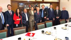 Perinçek, Elon Musk’ın babası Errol Graham Musk ile görüştü