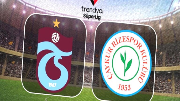 Trabzonspor – Çaykur Rizespor maçı ne zaman, saat kaçta, hangi kanalda?