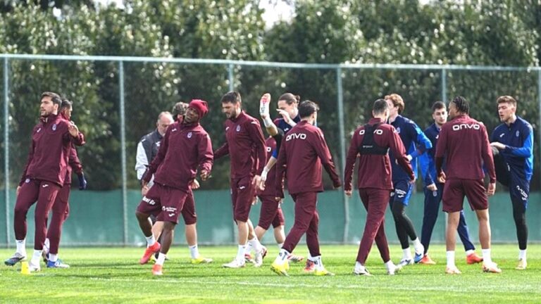 Trabzonspor’da Galatasaray maçı hazırlıkları sürüyor