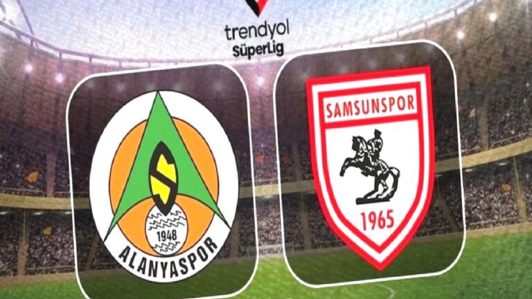 Corendon Alanyaspor-Samsunspor maçı (CANLI) Trendyol Süper Lig