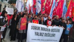 Doruk Madencilik işçilerine Kadıköy’den destek: Polonez’i hatırlayın, Migros Depo direnişini hatırlayın; açlıkla sınanan madenciler kazanacak!