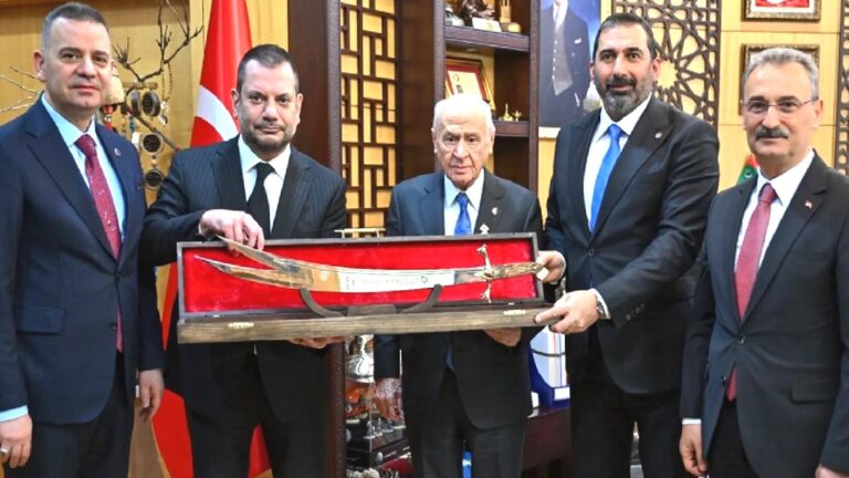 Trabzonspor Başkanı Ertuğrul Doğan’dan MHP Genel Başkanı Devlet Bahçeli’ye ziyaret