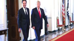 Trump, NATO Genel Sekreteri Rutte ile Beyaz Saray’da görüştü
