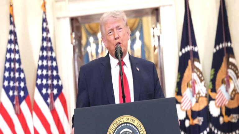 Trump’ın ulusa sesleniş konuşması: ‘Önümüzdeki iki üç hafta içinde onları ait oldukları Taş Devri’ne döndüreceğiz’