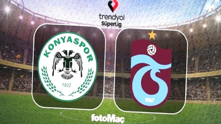 TÜMOSAN Konyaspor-Trabzonspor maçı | CANLI İZLE (Trendyol Süper Lig)