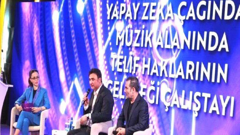Türkiye’de bir ilk: Yapay zeka çağında müzik ve telif hakları çalıştayı düzenlendi