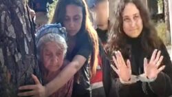 Tutuklu Akbelen direnişçisi Esra Işık, ilk duruşmaya kelepçeyle getirildi