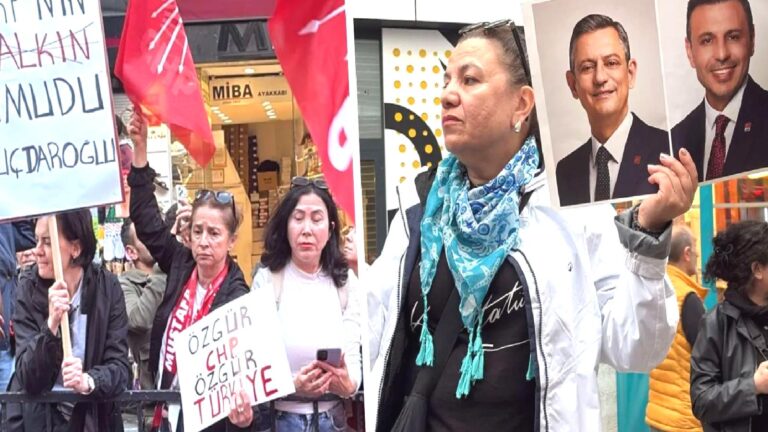 CHP Genel Merkezi’nin polis zoruyla tahliyesi İstanbul’da üç noktada protesto edildi: Saraydan medet umanları halk affetmeyecektir