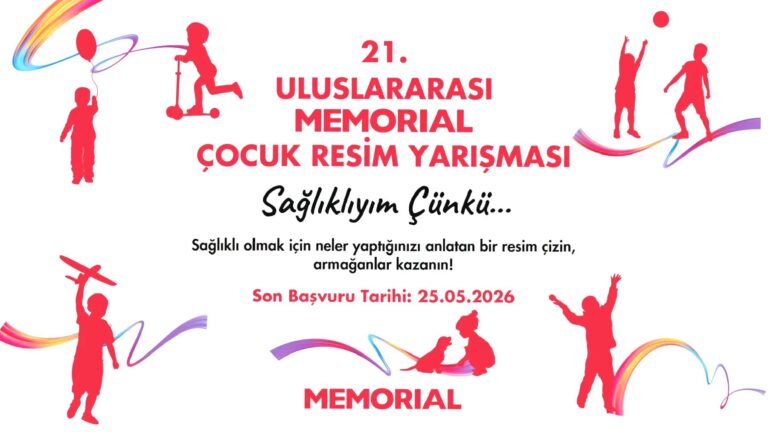 Çocukların çizgileriyle sağlıklı yaşam: 21. Memorial Uluslararası Çocuk Resim Yarışması’na başvurular devam ediyor