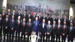 Cumhurbaşkanı Erdoğan, şampiyon Galatasaray’ı kabul etti