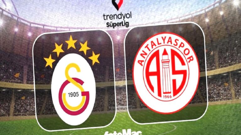 Galatasaray-Antalyaspor MAÇI CANLI | Ne zaman, saat kaçta, hangi kanalda?