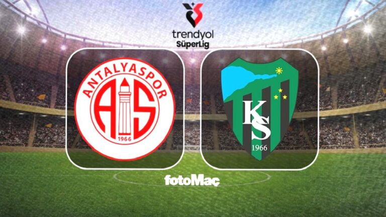 Hesap.com Antalyaspor-Kocaelispor | CANLI