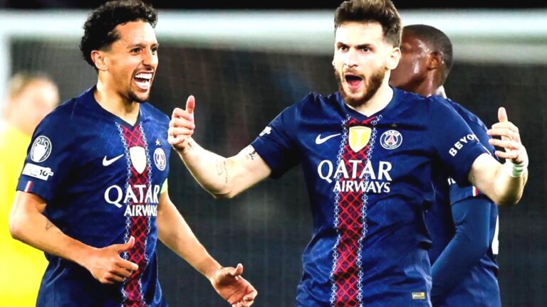 Marquinhos ve Kvaratskhelia ikilisi Devler Ligi tarihine geçti