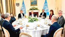 Guterres, Erhürman ve Hristodulidis’i akşam yemeğinde buluşturdu