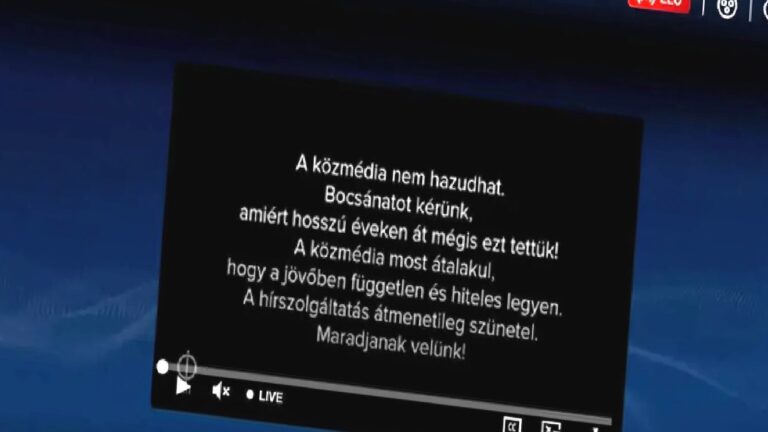 Macar devlet kanalından Orban dönemindeki yalanlar için özür